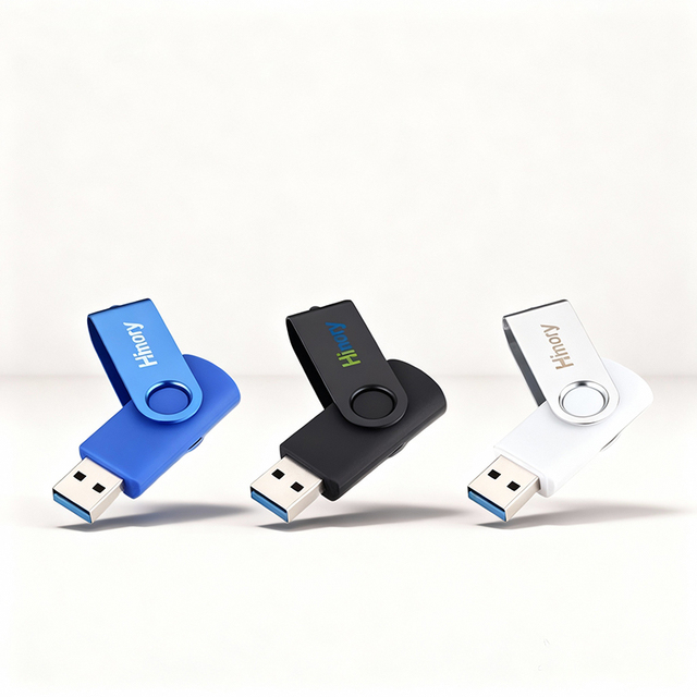 Multicolor Swivel Mini Metal Memory USB 2.0/3.0 4GB 16GB 32GB 64GB 128GB 256GB 512GB Capacity Portable USB Drive