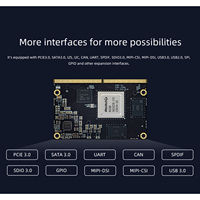 Placa de desarrollo de código abierto para PC, placa base 8K AI con procesador Rockchip RK3588 de 8 núcleos y 64 bits, PCIe3.0, para ARM