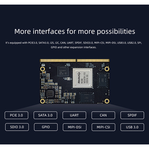 Core-3588J mã nguồn mở ban phát triển 8K ai bo mạch chủ với Rockchip rk3588 8-core 64-bit Bộ vi xử lý PCIe3.0 cho cánh tay PC mainb - Product Image 4