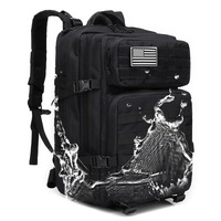 Sacs à dos tactiques haut de gamme, sac à dos tactique 45L, toile imperméable Oxford, sac de voyage pour le camping en plein air, sac à dos tactique