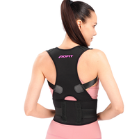Direct usine – Ceinture lombaire réglable à double fermeture, très élastique et respirante, pour le soutien de la posture et le soulagement des épaules