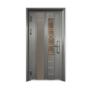 Puerta de acero inoxidable con <span class=keywords><strong>nuevo</strong></span> diseño, puerta de acero inoxidable con acabado de tres colores - Product Image 3
