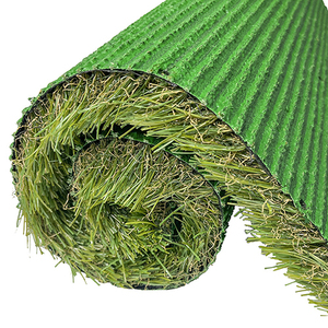 Gazon artificiel 25m 30mm, tapis d'herbe verte, vente chaude, qualité de sécurité, <span class=keywords><strong>pour</strong></span> <span class=keywords><strong>jardin</strong></span>, aire de jeux extérieure, parc d'attractions - Product Image 4