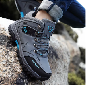 Bottes <span class=keywords><strong>de</strong></span> randonnée imperméables confortables pour hommes en gros, chaussures antidérapantes pour l'alpinisme, pour les amateurs <span class=keywords><strong>de</strong></span> sports d'hiver, semelle intérieure en PU - Product Image 4
