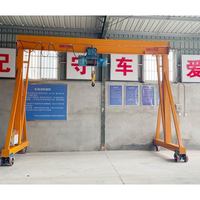 Grue mobile portative en aluminium de 10 tonnes avec moteur et roulement - Marque Yufei