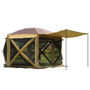 Outdoor 4-5 Person Family Tent Waterproof Garden Foldable Mosquito NetTent Camping Beach Tent Folding Tent