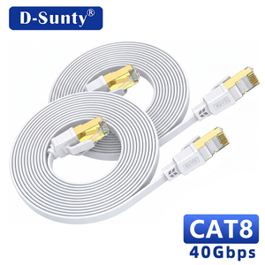 Câble LAN pour extérieur, câble Ethernet Cat8, gaine en PVC, câbles de communication pour centre de données, salle de serveurs, jeux, vidéosurveillance, câble domestique - Product Image 6