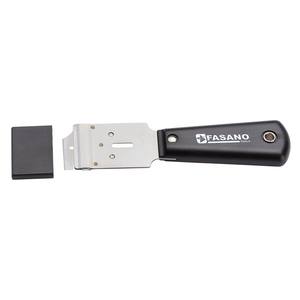 Fasano Tools Body Repair Scraper 183mm Steel Blade With Rubber Pad For Automotive Panel Work - Product Image 1