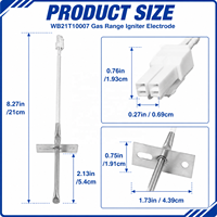 Sonde de température de remplacement WB21T10007 pour four électrique, idéale pour les fours qui n'assurent pas une cuisson uniforme