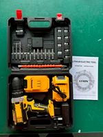 Ensemble de perceuses sans fil portables HIERKIN, perceuse sans fil 21V, tournevis sans fil, ensemble d'outils électriques, perceuses électriques