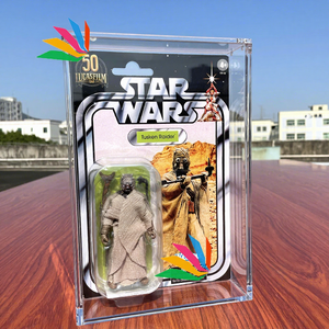 Espositore in Acrilico Trasparente Riciclabile RAY YI Personalizzato per Action Figure Vintage di <span class=keywords><strong>Star</strong></span> <span class=keywords><strong>Wars</strong></span>, Portatile per Superfici Lucide - Product Image 1