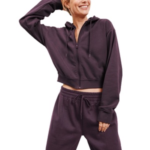 Conjuntos Deportivos de Algodón Puro para Mujer con Logotipo Personalizado, Conjuntos para Correr, Ropa Deportiva, Chándales para Mujer - Product Image 1