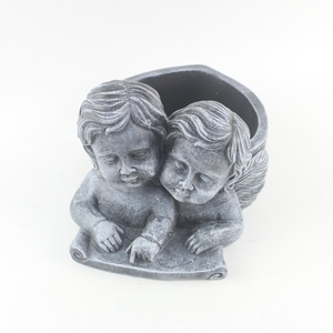 Priez ange jardin Art Vase Sculpture fleur Vase fleur Pot plantes pour la maison pour parc - Product Image 5