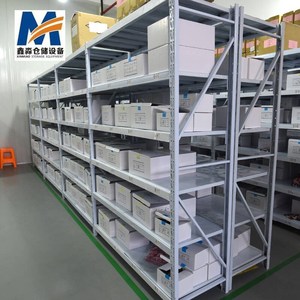 Estanterías de Almacenamiento Ligeras Mracking de 200-500 kg, Altura de Niveles Ajustable, Estanterías de Almacenamiento para Almacén, Estanterías Ligeras de Acero Metálico - Product Image 2