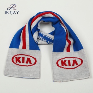 وشاح فاخر مخصص من الأكريليك وشاح كرة قدم للأندية الرياضية للبالغين، وشاح مشجعين محبوك بتقنية الجاكارد، طويل ومصبوغ بلون سادة - Product Image 3