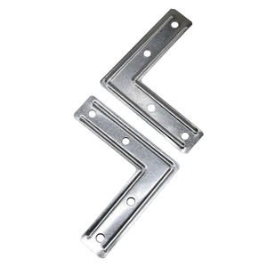 Extra Large <b>Silver</b> Angle <b>Bracket</b> Iron Sheet Right Angle Connector Durable General Use - Product Image 4