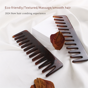 Peines de Pelo de Acetato Coreanos, Pequeños, Portátiles, Sencillos y Elegantes, Multicolores, para Uso en Casa, Maquillaje, Spa, Accesorios para el Cabello para Mujeres y Niñas - Product Image 5