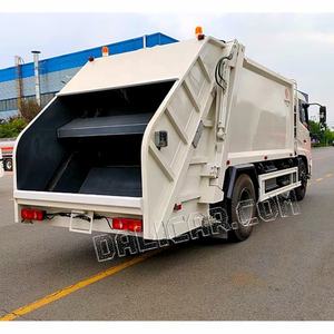 รถบรรทุกเก็บขยะดีเซลคุณภาพสูง 14 ลูกบาศก์เมตร 4*2 สภาพใหม่ รถบรรทุกอัดขยะแบบแมนนวลสำหรับขาย - Product Image 6