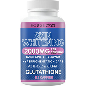 קפסולות גלוטתיון להלבנת עור, 120 כדורים, תוסף תזונה להבהרת העור, מחיר סיטונאי עם לוגו בהתאמה אישית - Product Image 2
