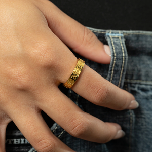 Inspire Jewelry Hurriya <span class=keywords><strong>Freedom</strong></span> Ring Étanche en acier inoxydable avec placage rose et or Princesse Cut Diamond pour mariage - Product Image 5