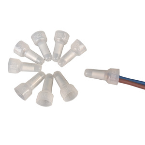 Connecteur de câble domestique à sertir 22-10AWG, embout de câble basse tension en PVC - Product Image 1