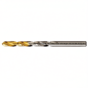 ดอกสว่านเจาะเหล็ก HSS แบบเกลียวเคลือบ TiN รุ่น 1070 Bright HSS Co ดอกสว่านอเนกประสงค์ - Product Image 2