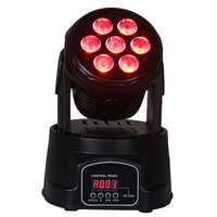 Moins cher Mini 70W Led lavage tête mobile scène lumière son actif Led scène faisceau lumière Ip20 noir 50000 entrepôt projecteurs 75 MJ
