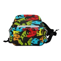 Mochila Escolar Infantil Antirrobo de Alta Calidad con Diseño de Dinosaurio, MOQ Bajo