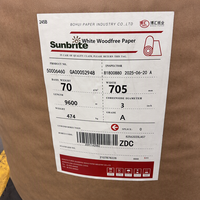 Papier offset sans bois Bohui blanc en rouleau ou en feuilles à vendre