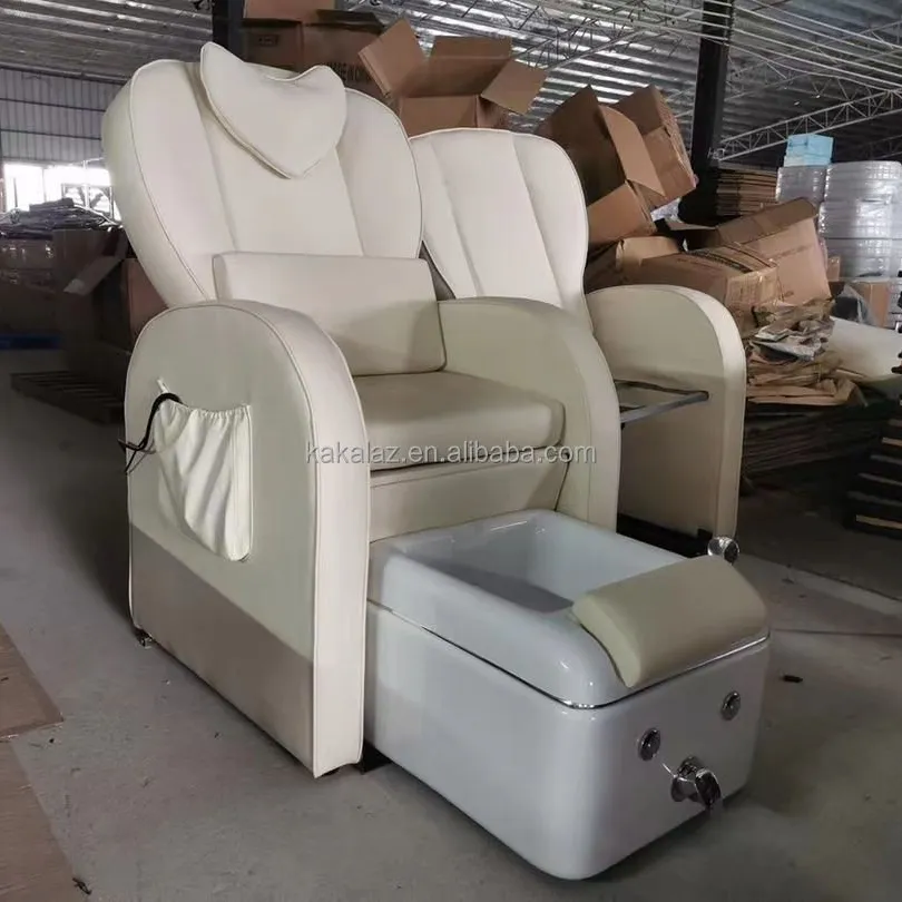 Best selling style beige electric massage chair manicure pedicure set pedicure chairs luxury
