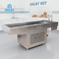 Équipement vétérinaire OSCAT, équipement médical pour animaux de compagnie, table d'anatomie vétérinaire, pistolet à pulvérisation réglable, robinet chaud/froid pour hôpital vétérinaire