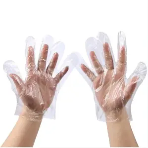 Disposable PE Gloves Anti-Static Plastic Gloves for Cleaning Cooking Restaurant Kitchen Accessories