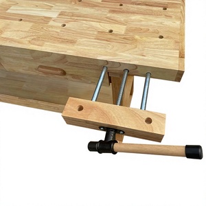 Banc de travail en bois Zhongxi 1500x800mm, multifonctionnel, pour le bricolage, avec pinces - Product Image 2