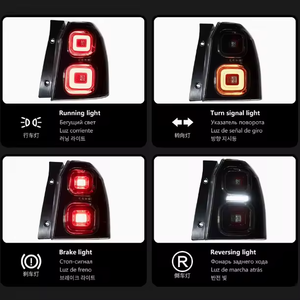 ชุดแปลงไฟท้าย LED สำหรับรถยนต์ AURON Land Rover Freelander ปี 07-15 - วัสดุ ABS ใส คุณภาพสูง แบบเสียบใช้งานได้ทันที 12V 36W ของแท้ - Product Image 2