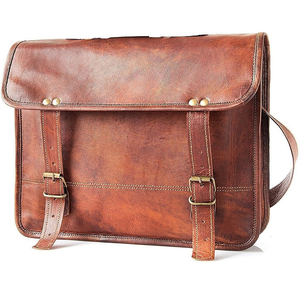 Elegante Bolso Bandolera para Portátil de Cuero Genuino con Asas Reforzadas y Correa Ajustable para Uso Diario - Product Image 3