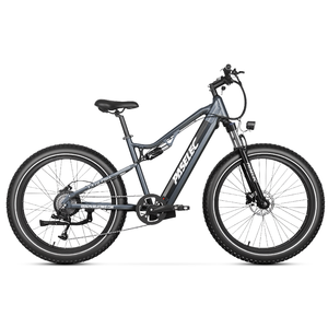 Bicicleta eléctrica de montaña con cuadro de 26 pulgadas y neumáticos gruesos de 4.0'' con freno de disco hidráulico, disponible en la UE. - Product Image 2