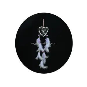 สร้างสรรค์รูปหัวใจโคมไฟแขวนตกแต่ง Nordic งานแต่งงานคริสต์มาสรัก Dream Catcher