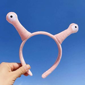 Custom <b>Headband</b> Hair Accessories Headwear Daily <b>Cute</b> Big Eyed Monster Funny Tentacle Plush Face Washing Spa <b>Headbands</b> for Women - Product Image 4