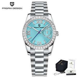 PAGANI DESIGN 2023 Nouvelle <span class=keywords><strong>montre</strong></span> à quartz pour <span class=keywords><strong>femme</strong></span> PD-1776 32MM Acier inoxydable Verre saphir <span class=keywords><strong>Étanche</strong></span> <span class=keywords><strong>100m</strong></span> <span class=keywords><strong>Montre</strong></span> pour <span class=keywords><strong>femme</strong></span> - Product Image 1