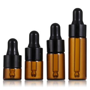 Chai mẫu thử thủy tinh mini 1ml 2ml 3ml 5ml in ấn tùy chỉnh, có ống nhỏ giọt và vòng vàng, bao bì mỹ phẩm - Product Image 6