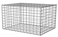Cesta de Gabión Tejida de Malla de Alambre de Acero Galvanizado en Caliente con Orificios Hexagonales para Control de Inundaciones, Muros de Contención y Jardines