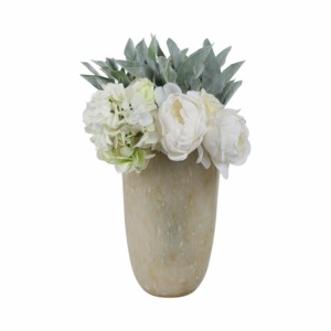 Vaso di vetro per fiori, forma ovale, elegante decorazione per la casa, per soggiorno, camera da letto, ufficio, tavolo, complemento d'arredo. - Product Image 2