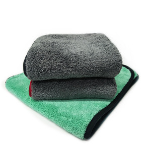 Friend Car Washing Supplies Coral Fleece Car Wash Towel 1200Gsm Thickened Microfiber Double Sided <b>Absorbent</b> Cleaning <b>Cloth</b> - Product Image 3