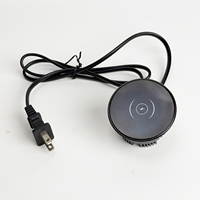 Cargador Inalámbrico Rápido de 15W, Plataforma de Carga Oculta Integrada en Escritorio para Muebles de Oficina y Mesita de Noche