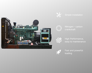Groupe électrogène diesel 70 kVA à châssis ouvert, moteur à bobinage en cuivre, fonctionnement stable, unité de générateur de secours pour l'exploitation minière - Product Image 3