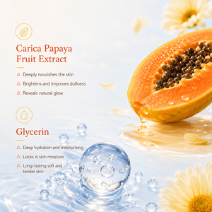 KORMESIC - Loción Corporal Aclarante 3X de Papaya, 500 ml, Certificada por Bpom, Hidratante, para Uso Doméstico, para Mujeres Adultas, Halal, Natural - Product Image 3