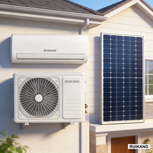 Système solaire split 1,5 CV R32 12000 BTU, climatiseurs solaires pour usage domestique, 12000 BTU AC, refroidissement à vitesse fixe, efficace - Product Image 4