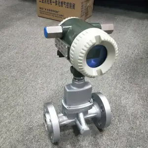 Aluminum alloy vortex flow meter with Hart output lithium battery or 24VDC powered display is made in China