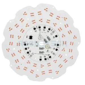 AC220V SMD LED PCB לוח 200W ללא נהג 4000K מלא ספקטרום ורוד גידול אור PCB DOB LED שבב עבור UFO LED אור מפרץ גבוה