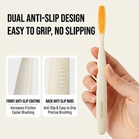YOUNGELF Brosse à dents à tête longue en nylon ultra-fin, brosse étendue en plastique, pack familial pour adultes, vente en gros à domicile, OEM, logo personnalisé